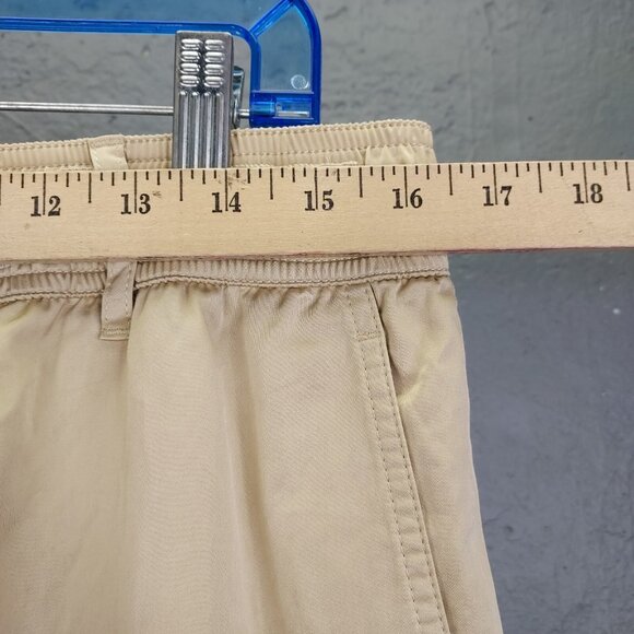 Lafayette 148 Ankle Pants Large Urbane Satin Cloth Dekalb Pull-On D-Ring Belt - Picture 13 of 16